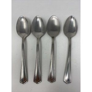 SILCO Stainless USA by International Silver INS57 Set of 4 Teaspoons